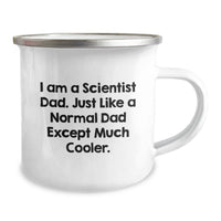 Load image into Gallery viewer, Funny Scientist Dad Gifts - Camping Mug for Graduation Unique Presents, Funny Gifts from Dad to Scientist, Scientist Dad Mug for Men, Funny Dad Gifts for Graduation - Image 2