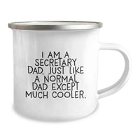 Load image into Gallery viewer, Funny Gifts from Dad for Secretary Men Graduation Unique Ceramic Camping Mugs - Image 2