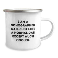 Load image into Gallery viewer, Funny Sonographer Camping Mug Gifts for Sonographer Dad - Perfect Funny Graduation Unique Gifts from Dad to Sonographer - Image 2