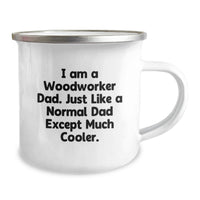 Load image into Gallery viewer, Funny Woodworker Dad Gifts from Family - Unique Camping Mug for Woodworker Men Graduation - Image 2