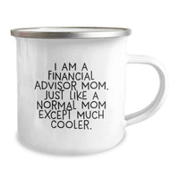 Load image into Gallery viewer, Gifts from Family to Financial Advisor Mom Funny Camping Mug for Graduation Unique Gifts - Image 2
