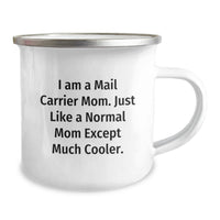 Load image into Gallery viewer, Funny Mail Carrier Mom Gifts for Mail Carrier Friends and Family from Mom - Mail Carrier Camping Mug for Graduation Unique Gift - Image 2