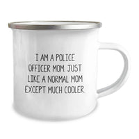 Load image into Gallery viewer, Birthday Gift for Her Police Officer Camping Mug Present With Quote - Image 2