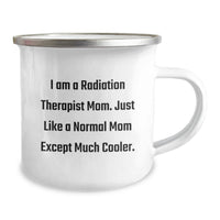 Load image into Gallery viewer, Funny Radiation Therapist Gifts for Radiation Therapist Mom - Camping Mug for Graduation Unique Gifts from Family - Image 2