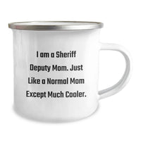Load image into Gallery viewer, Funny Sheriff Deputy Gifts for Men - Camping Mug for Sheriff Deputy Mom or Dad, Perfect for Graduation Unique Gifts from Family - Image 2