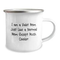 Load image into Gallery viewer, Funny Valet Mom Camping Mug Gifts for Him from Wife or Friend, Unique Graduation Present - Image 2