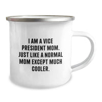 Load image into Gallery viewer, Gifts from Family to Vice President - Funny Vice President Mom Camping Mug for Graduation Unique Gifts - Image 2