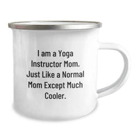 Load image into Gallery viewer, Funny Yoga Instructor Mom Gifts for Graduation Unique Camping Mugs - Gifts from Friends and Family with I Am A Yoga Instructor Mom Quote - Image 2