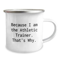 Load image into Gallery viewer, Funny Athletic Trainer Gifts from Friends for Men Graduation Unique Mugs Because I Am The Athletic Trainer That's Why - Image 2