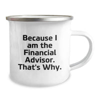 Load image into Gallery viewer, Financial Advisor Keepsake Premium Camping Mug for Him Graduation Gift - Image 2