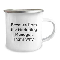 Load image into Gallery viewer, Marketing Manager Keepsake Camping Mug for Him Birthday Gift - Image 2