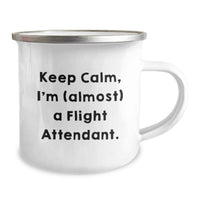 Load image into Gallery viewer, Flight Attendant Camping Mug, Funny Quote Gift for Friends, Unique Graduation Unique Gifts from Family - Image 2