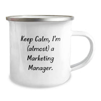 Load image into Gallery viewer, Marketing Manager Keepsake Premium Camping Mug for Him Birthday Gift - Image 2