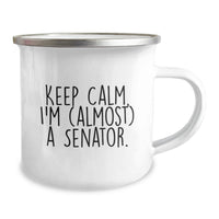 Load image into Gallery viewer, Senator Keepsake Camping Mug for Him Birthday Gift with Enamel Finish - Image 2