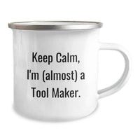 Load image into Gallery viewer, Tool Maker Keepsake Camping Mug for Him Birthday Gift With Enamel Finish - Image 2