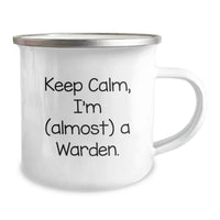 Load image into Gallery viewer, Warden Keepsake Camping Mug for Him Birthday Gift with Enamel Finish 12 - Image 2