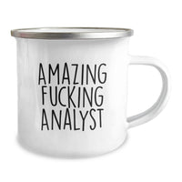 Load image into Gallery viewer, Analyst Keepsake Camping Mug for Him Birthday Gift - Image 2
