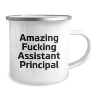 Load image into Gallery viewer, Assistant Principal Keepsake Camping Mug for Him Graduation Gift - Image 2
