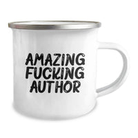 Load image into Gallery viewer, Author Keepsake Camping Mug for Him Graduation Gift Amazing Author - Image 2