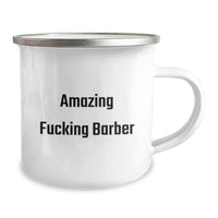 Load image into Gallery viewer, Barber Keepsake Camping Mug for Him Graduation Gift - Image 2
