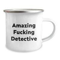 Load image into Gallery viewer, Amazing Detective Keepsake Camping Mug for Him Birthday Gift - Image 2