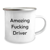 Load image into Gallery viewer, Driver Keepsake Camping Mug for Him Graduation Gift Amazing Driver - Image 2