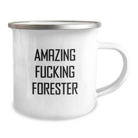 Load image into Gallery viewer, Forester Camping Mug Keepsake for Him Amazing F***ing Forester Gift - Image 2