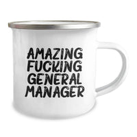 Load image into Gallery viewer, General Manager Keepsake Premium Camping Mug Birthday Gift for Him - Image 2