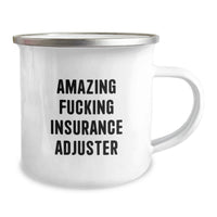 Load image into Gallery viewer, Insurance Adjuster Keepsake Camping Mug for Him Surprise Birthday Gift - Image 2