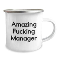 Load image into Gallery viewer, Manager Keepsake Camping Mug for Him Birthday Gift - Image 2