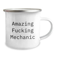 Load image into Gallery viewer, Mechanic Keepsake Camping Mug Birthday Gift for Him - Image 2