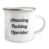 Load image into Gallery viewer, Operator Keepsake Bold Camping Mug for Him Birthday Gift - Image 2