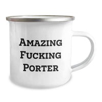 Load image into Gallery viewer, Funny Gifts from Friends, Amazing 'F--king Porter' Quote, Unique Graduation Gifts for Porter - Image 2
