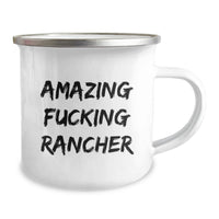 Load image into Gallery viewer, Funny Rancher Gifts for Men - Amazing Rancher Inspires Graduation Unique Gifts from Friends - Camping Mug for Rancher Lover - Image 2