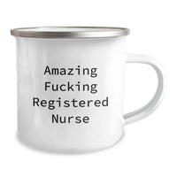 Load image into Gallery viewer, Registered Nurse Camping Mug Keepsake Surprise Birthday Gift for Him - Image 2