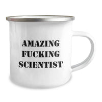 Load image into Gallery viewer, Funny Scientist Gifts from Men for Scientists Graduation Unique Gifts - Amazing F--king Scientist Camping Mug - Image 2