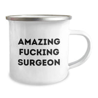 Load image into Gallery viewer, Birthday Gift for Her Surgeon Keepsake Camping Mug Amazing F... - Image 2