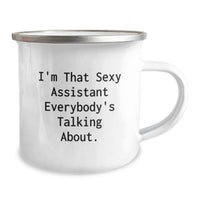 Load image into Gallery viewer, Funny Gifts from Friends, Inspirational Assistant Camping Mug, Unique Graduation Unique Gifts for Assistant - Image 2