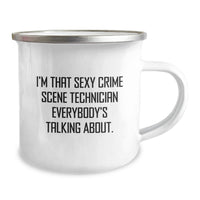 Load image into Gallery viewer, Crime Scene Technician Keepsake Camping Mug for Him Birthday Gift - Image 2