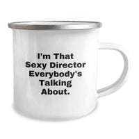Load image into Gallery viewer, Director Keepsake Camping Mug for Him Birthday Gift With Enamel Finish - Image 2