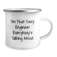 Load image into Gallery viewer, Engineer Keepsake Sleek Stainless Camping Mug for Him Birthday Gift - Image 2