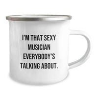 Load image into Gallery viewer, Musician Keepsake Camping Mug for Him Birthday Gift Bold Sleek - Image 2