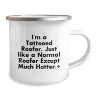 Load image into Gallery viewer, Roofer Keepsake Camping Mug for Him Graduation Gift - Image 2