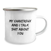 Load image into Gallery viewer, Gifts from Friends for Chartreux Cat Lovers - Funny Camping Mug for Christmas Unique Gifts - Image 2
