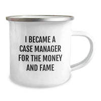 Load image into Gallery viewer, Funny Gift for Case Managers, Graduation Unique Gifts from Friends, Funny Camping Mugs for Men and Women - Image 2