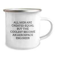 Load image into Gallery viewer, Gifts from Men for the Coolest Aerospace Engineer - Funny Quote Camping Mug, Aerospace Engineer Unique Christmas Unique Gifts for Men, Camping Mug - Image 2
