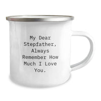 Load image into Gallery viewer, Christmas Unique Gifts for Stepfather, Funny Stepfather Quotes, Camping Mug for Men, Gifts from Family - Image 2
