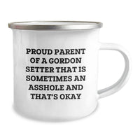Load image into Gallery viewer, Gordon Setter Dog Parent Funny Mug, Gifts from Friends, Family, Coworkers, Camping Mug for Gordon Setter Dog Lovers, Graduation Unique Gifts - Image 2
