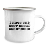 Load image into Gallery viewer, Funny Grandmom Gifts - I Have The Best Great Grandmom Camping Mug for Birthday - Gifts from Family to Grandmom - Image 2
