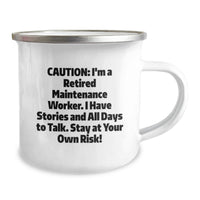 Load image into Gallery viewer, Maintenance Worker Funny Camping Mug Gifts from Friends and Family to Men for Graduation Unique - Image 2